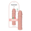 Dildo Gustavo - 18 cm, 4,5 cm średnicy, wodoodporny, realistyczny efekt