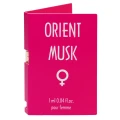 Perfumy Orient Musk 1ml – Eros, Zmysłowe Nuty Różowego Pieprzu i Jaśminu, Ekstaza
