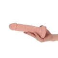 Dildo, Italian Cock - 16,5 cm, przyssawka, naturalna biała skóra
