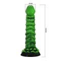 Dildo Power Monsters Manticore - 23 cm, silikonowe, pofalowane, przyssawka