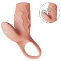 Nakładka masturbacyjna Realistixxx Real Sleeve Clit S, silikon, USB, 10 trybów