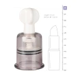 Pompka do stymulacji sutków, transparentna, wodoodporna, średnica 2,8 cm, 2 szt.