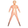 Lalka miłości PVC – 150 cm, fotorealistyczne włosy, 3 otwory miłosne