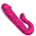 Dildo Realistyczny z Wibracją, Silikon Medyczny, 10 Prędkości, Wodoodporny IPX7