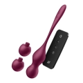 Kule miłości Satisfyer Love Birds Vary, silikon, zdalne sterowanie, 3 obciążniki
