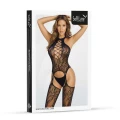 Bodystocking SOFTLINE COLLECTION - Koronkowy, Czarny, One Size, Zmysłowy Design