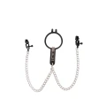 Rozwieracz do ust z klamrami na sutki, ABS + Metal + PVC, Zestaw BDSM