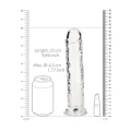 Dildo realistyczne Realrock CRYSTAL CLEAR 9