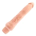 Dildo BAILE Dryad, 9,8'', wibracje, TPR, cielisty kolor