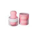 Masturbator TPE Lola Games Marshmallow, długość 8 cm, różowe reliefy