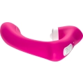 Stymulator łechtaczki, silikonowy, 9 trybów wibracji, wodoodporny, różowy