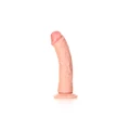 Dildo Real Rock - zakrzywiony, 15,5 cm, z przyssawką, wodoodporny
