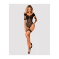 Bodystocking OBSESSIVE G334, elastyczny, geometrczna siateczka, rozmiar S/M/L
