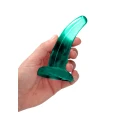 Dildo przezroczyste Real Rock CRYSTAL CLEAR, 4.5