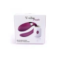 Stymulator łechtaczki V-Vibe Purple, silikon medyczny, 7 funkcji, pilot bezprzewodowy