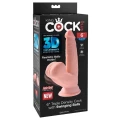 Dildo Triple Density 6in, Twardy rdzeń, Przyssawka, Realistyczne jądra
