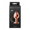 Korek analny Diamond Shine L, 3,3 cm średnicy, różowe złoto, wodoodporny