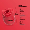 Stymulator clitoralny Crushious Rosita, 7 trybów, wodoodporny, silikonowy