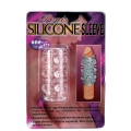 Nakładka przelotowa SILICONE SLEEVE – marka SILICONE, TPE, rozciągliwa, z wibrującymi koralikami