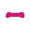 Rope do wiązania - Mini, 1,5m, nylonowy, różowy, 8mm szerokości, 16 splotów