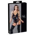 Kombinezon erotyczny COTTELLI LINGERIE, powernet, regulowane ramiączka, efektowny wygląd