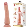 Dildo PRETTY LOVE - TIEMEYER, TPR, 9,8'', przyssawka, realistyczna główka