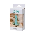 Wibrator analny ToDo Bland Mint, zakrzywiony, 12 cm długości, zasilany bateriami AG13