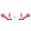 Stymulator sutków BAILE Crazy Beauty – 7 trybów wibracji, pompki próżniowe