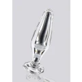 Plug analny TOYJOY GLASS WORXX, szklany, wodoodporny, 12 cm, łatwy w użyciu