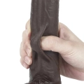 Dildo - Duża Przeźroczystość TPE, 9'' Długość, Skórzana Technologia 2-warstwowa