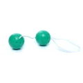 Kulki gejszy Duo-Balls Green, stalowe wnętrze, długość 21 cm, średnica 3,2 cm