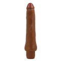 Dildo BAILE - barbara, ABS/TPR, 9.8'', wielostopniowe wibracje, zasilanie 2 AA