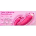Wibrator króliczek Rabbit G-Spot Dual - silikon 2w1, 9+9 trybów, IPX7, USB magnetyczne