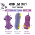 Kulki miłosne - FeelzToys Motion Love, wodoodporne, z pilotem, 7 wzorów wibracji