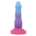 Dildo Power Monsters Void - 20,5 cm, silikon, teksturowany, z przyssawką