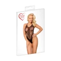 Bodystocking ROUGE DE DÉSIR, siateczkowy, odkryte plecy, komfortowy materiał
