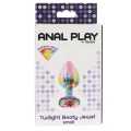 Wtyk analny TOYJOY Twilight Booty Jewel, aluminium, goździkowy, 7.2 cm