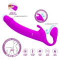 Wibrator strap-on Zanini, silikonowy, 28,3 cm, 10 trybów wibracji, wodoodporny