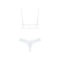 Bielizna koronkowa OBSESSIVE, XL/2XL, biustonosz i stringi, regulowane paski
