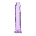 Dildo REALROCK CRYSTAL CLEAR - 9.1'' penet., przyssawka, wodoodporny, bez ftalanów