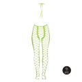 Bodystocking UV Neon z Halternkiem, Rozmiar XL/XXXXL, Elastyczny Nylon