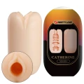 Masturbator TPR PRETTY LOVE - CATHERINE, elastyczny, z różnymi fakturami
