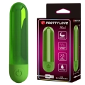 Wibrator bullet Pretty Love Kiwi, 10 trybów, ładowany USB, zielony