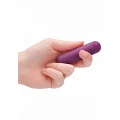 Wibrator pociskowy, USB, wodoodporny, 10 trybów wibracji, fioletowy