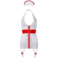 Sukienka pielęgniarki COTTELLI LINGERIE - seksowna, krzyżujący się akcent, wygodne kieszenie