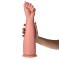 Fist do ekstremalnego fistingowania MONOLITE, PVC, 38 cm długości, przyssawka