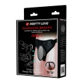 Majtki z uprzężą harness Pretty Love Fogg II, wodoodporne, komfortowy krój, 9 cm