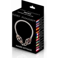 Obroża na sutki - Kinky Pleasure Hard Attack, stal nierdzewna, regulowana śruba