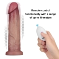 Dildo Sliding Skin Pro II – 10 trybów wibracji, silikon medyczny, wodoodporne