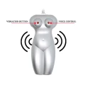Wibrator podwójny BAILE z realistyczną strukturą, wibrujące jaja, sterowanie wieloma prędkościami